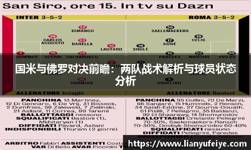 国米与佛罗对决前瞻：两队战术解析与球员状态分析